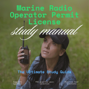 marine radio operator license study manual cover image