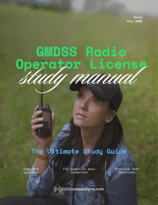 gmdss operator license study manual cover image