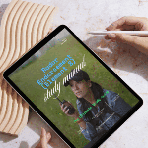 GROL with Radar Endorsement Element 8 Study Guide displayed on a tablet